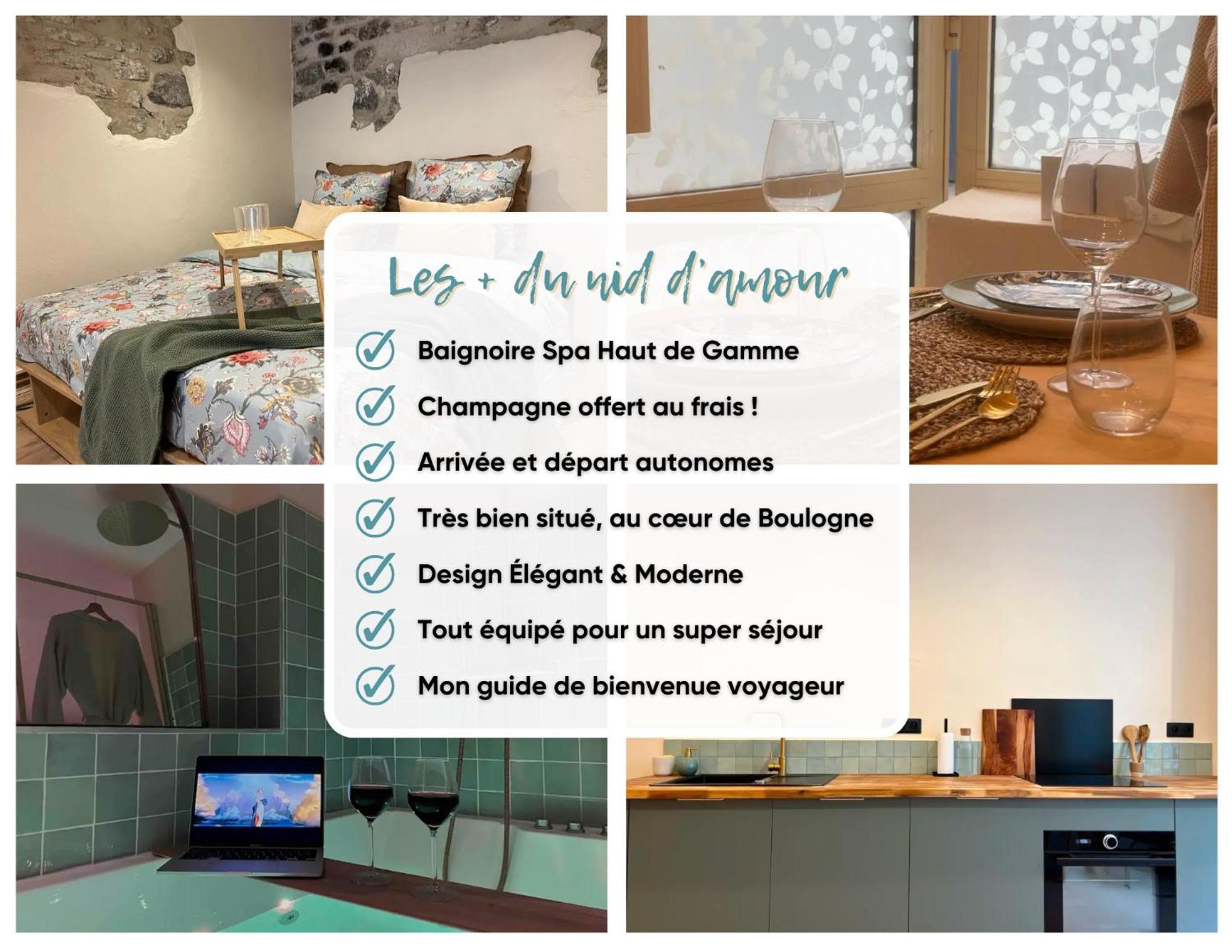Nid D'Amour - Suite Romantique Boulogne-sur-Mer Zewnętrze zdjęcie